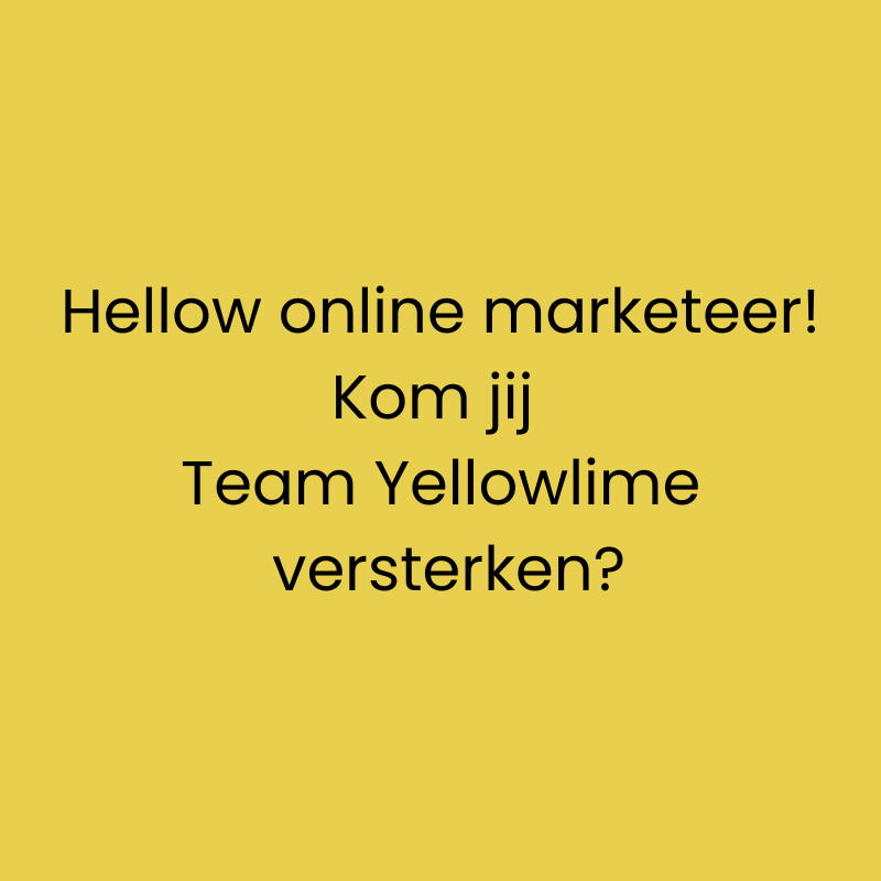 Hey online marketeer! Kom jij ons team versterken
